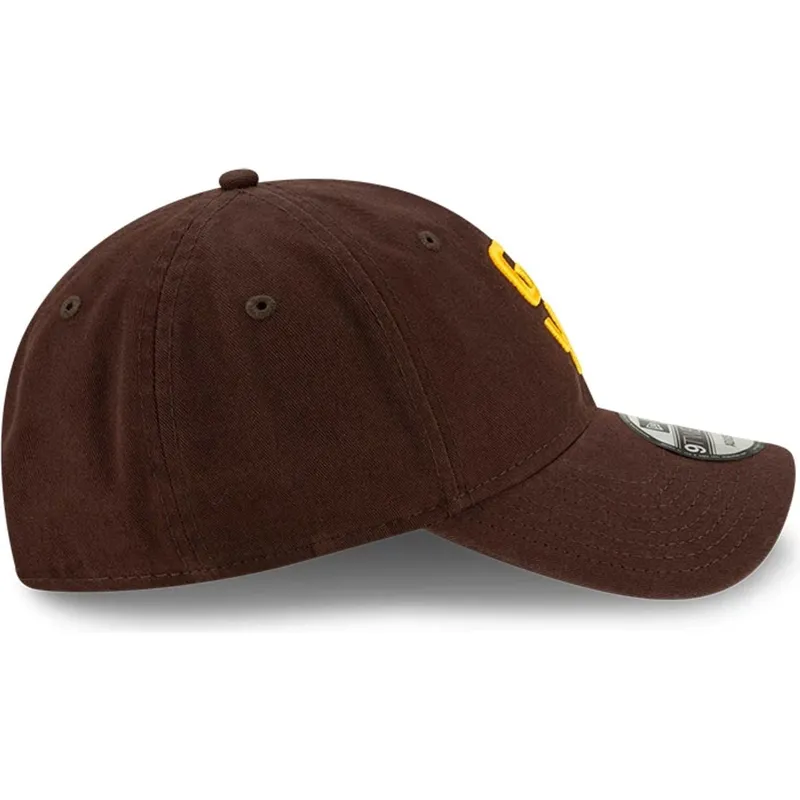 lippikset-kaareva-ruskea-saadettava-nauha-9twenty-core-classic-san-diego-padres-mlb-new-era