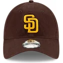 lippikset-kaareva-ruskea-saadettava-nauha-9twenty-core-classic-san-diego-padres-mlb-new-era