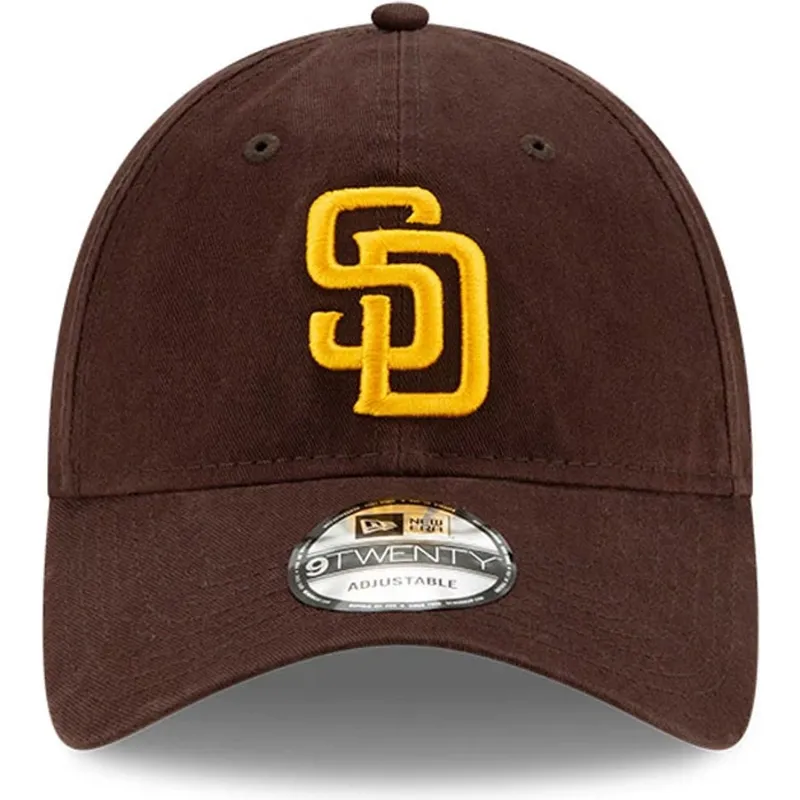 lippikset-kaareva-ruskea-saadettava-nauha-9twenty-core-classic-san-diego-padres-mlb-new-era