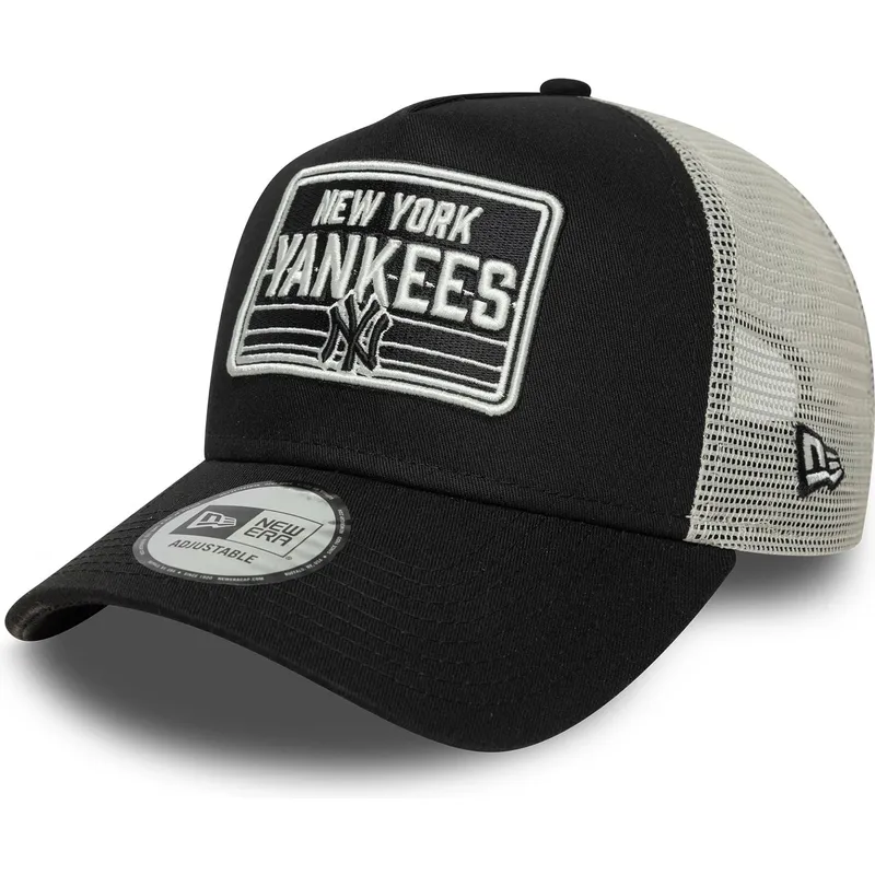 lippikset-kaareva-rekka-musta-snapback-a-frame-patch-new-york-yankees-mlb-new-era