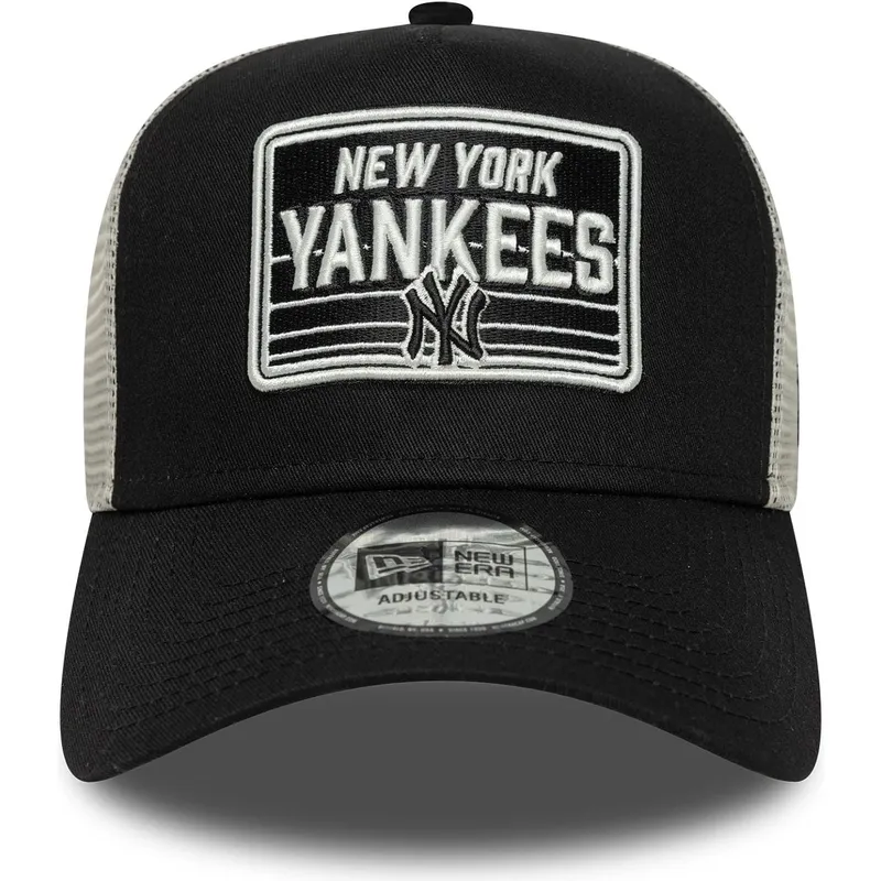 lippikset-kaareva-rekka-musta-snapback-a-frame-patch-new-york-yankees-mlb-new-era