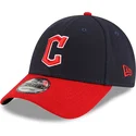 lippikset-kaareva-laivastonsininen-saadettava-nauha-9forty-the-league-cleveland-guardians-mlb-new-era