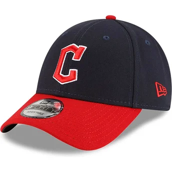 Lippikset kaareva laivastonsininen säädettävä nauha 9FORTY The League Cleveland Guardians MLB New Era