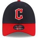 lippikset-kaareva-laivastonsininen-saadettava-nauha-9forty-the-league-cleveland-guardians-mlb-new-era