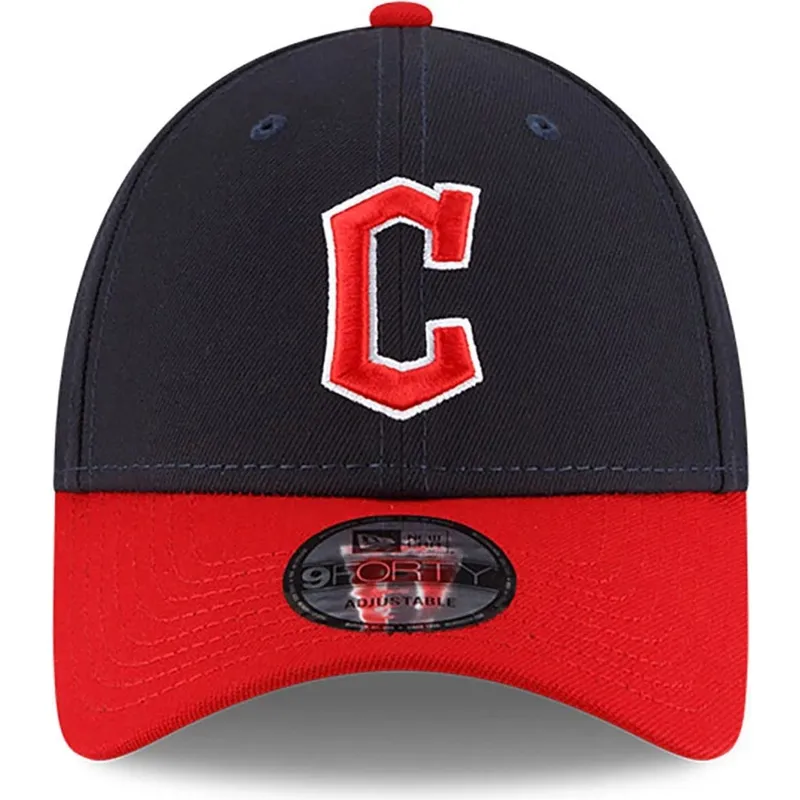 lippikset-kaareva-laivastonsininen-saadettava-nauha-9forty-the-league-cleveland-guardians-mlb-new-era