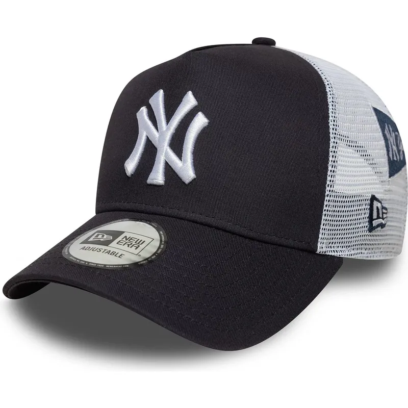 lippikset-kaareva-rekka-laivastonsininen-snapback-a-frame-multi-patch-new-york-yankees-mlb-new-era