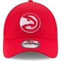 lippikset-kaareva-punainen-saadettava-nauha-9forty-the-league-atlanta-hawks-nba-new-era
