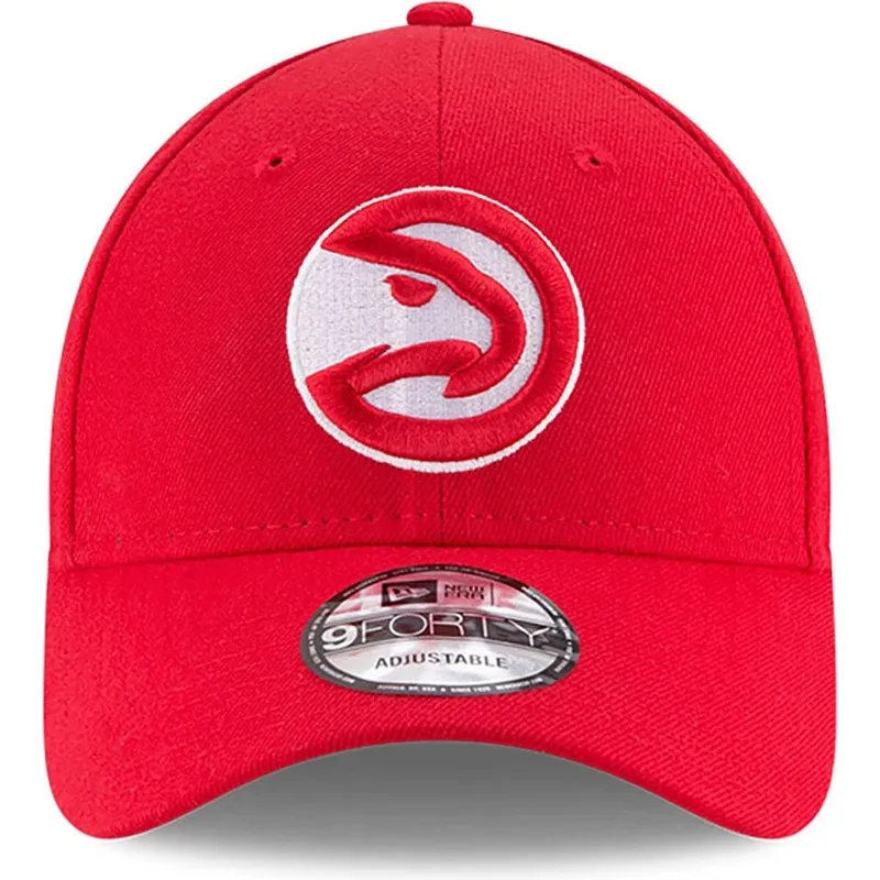 lippikset-kaareva-punainen-saadettava-nauha-9forty-the-league-atlanta-hawks-nba-new-era