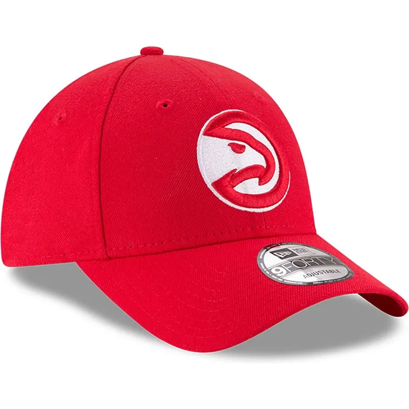 cap-kaareva-red-adjustable-strap-9forty-the-league-atlanta-hawks-nba-new-era cap-kaareva-red-adjustable-strap-9forty-the-league-atlanta-hawks-nba-new-era