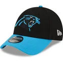 lippikset-kaareva-musta-saadettava-nauha-9forty-the-league-carolina-panthers-nfl-new-era