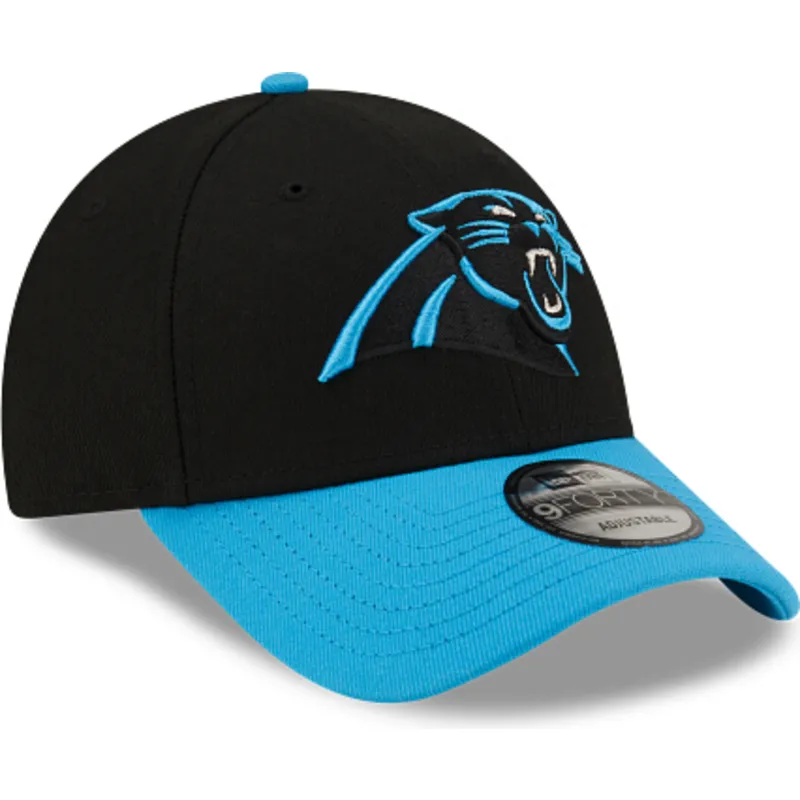 lippikset-kaareva-musta-saadettava-nauha-9forty-the-league-carolina-panthers-nfl-new-era