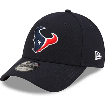 Lippikset kaareva laivastonsininen säädettävä nauha 9FORTY The League Houston Texans NFL New Era