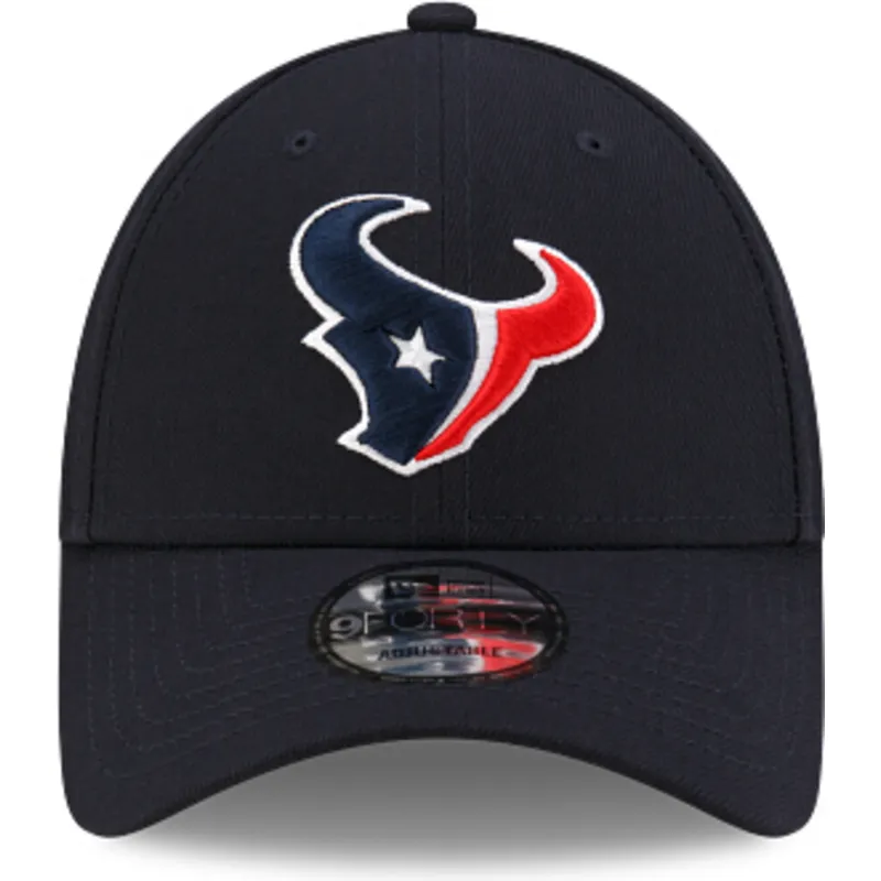 lippikset-kaareva-laivastonsininen-saadettava-nauha-9forty-the-league-houston-texans-nfl-new-era