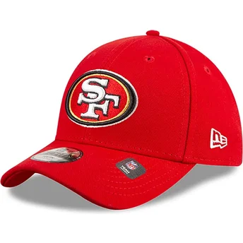 Lippikset kaareva punainen säädettävä nauha lapsille 9FORTY The League San Francisco 49ers NFL New Era