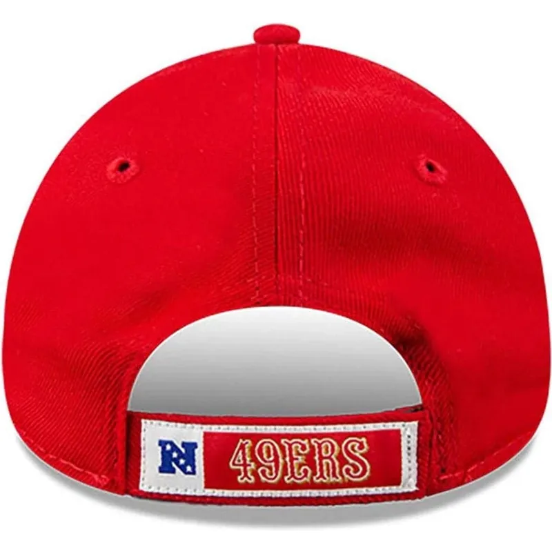 cap-kaareva-red-adjustable-strap-lapsille-9forty-the-league-san-francisco-49ers-nfl-new-era