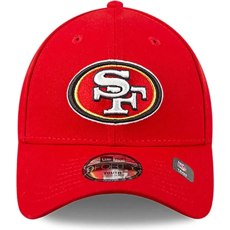 cap-kaareva-red-adjustable-strap-lapsille-9forty-the-league-san-francisco-49ers-nfl-new-era