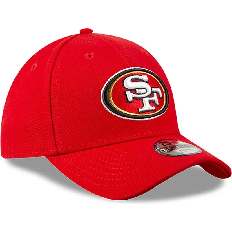 lippikset-kaareva-punainen-saadettava-nauha-lapsille-9forty-the-league-san-francisco-49ers-nfl-new-era