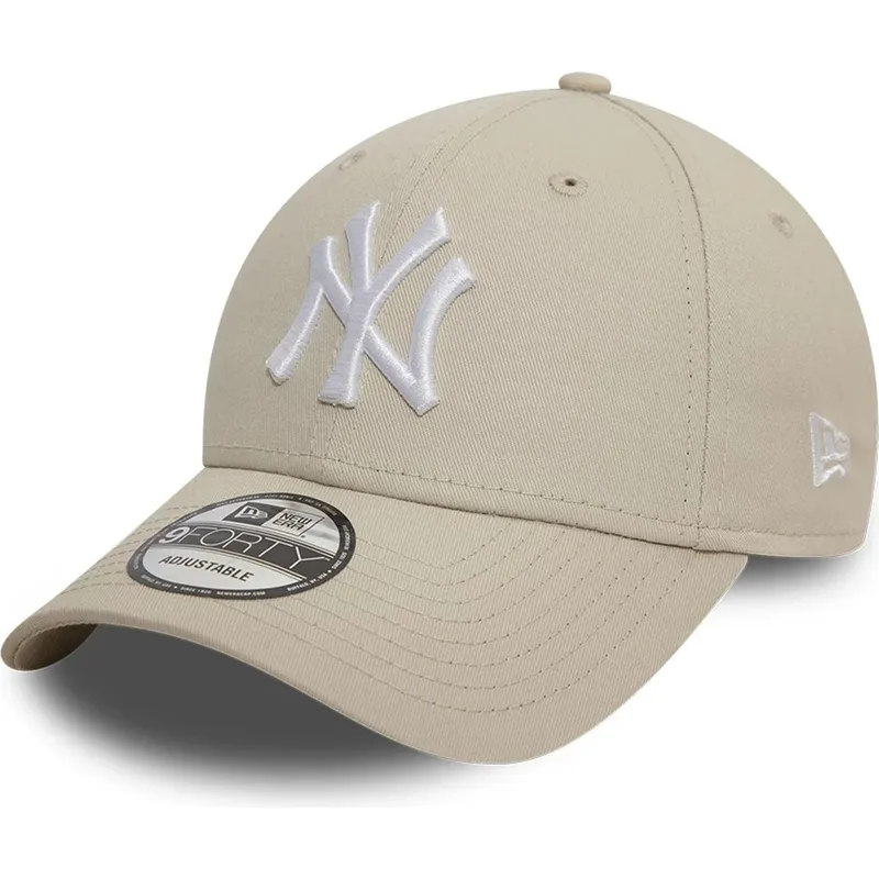 cap-kaareva-beige-adjustable-strap-9forty-league-essential-new-york-yankees-mlb-new-era cap-kaareva-beige-adjustable-strap-9forty-league-essential-new-york-yankees-mlb-new-era