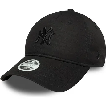 Lippikset kaareva musta säädettävä nauha 9TWENTY Bow Back New York Yankees MLB New Era