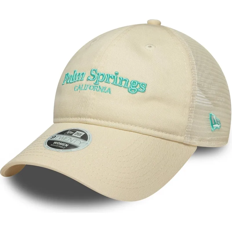 lippikset-kaareva-rekka-beige-saadettava-nauha-9twenty-city-palm-springs-ciudades-y-playas-new-era