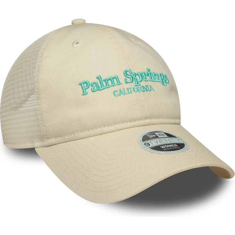 lippikset-kaareva-rekka-beige-saadettava-nauha-9twenty-city-palm-springs-ciudades-y-playas-new-era