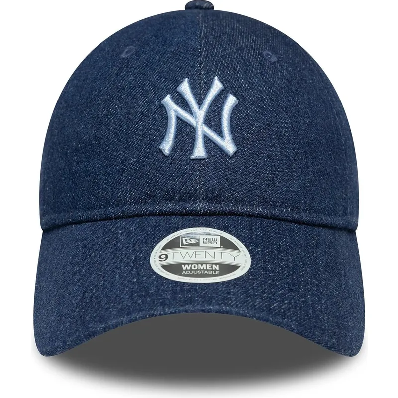 cap-kaareva-navy-blue-adjustable-strap-9twenty-denim-new-york-yankees-mlb-new-era