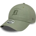 lippikset-kaareva-vihrea-saadettava-nauha-9twenty-linen-detroit-tigers-mlb-new-era