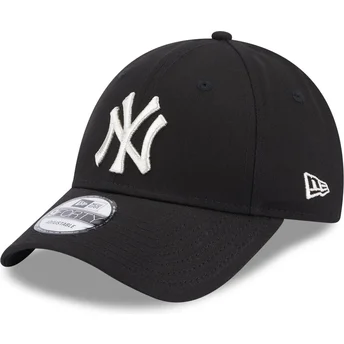 Cap kaareva black adjustable strap 9FORTY Metallic New York Yankees MLB New Era