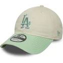 lippikset-kaareva-beige-saadettava-nauha-9twenty-world-series-cooperstown-los-angeles-dodgers-mlb-new-era