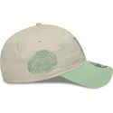 lippikset-kaareva-beige-saadettava-nauha-9twenty-world-series-cooperstown-los-angeles-dodgers-mlb-new-era