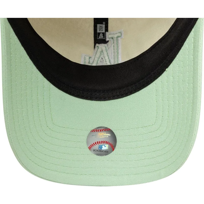 lippikset-kaareva-beige-saadettava-nauha-9twenty-world-series-cooperstown-los-angeles-dodgers-mlb-new-era