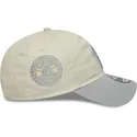 new-era-curved-brim-women-9twenty-world-series-cooperstown-new-york-yankees-mlb-beige-and-grey-adjustable-cap
