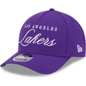 lippikset-kaareva-violetti-snapback-9forty-m-crown-draft-2025-los-angeles-lakers-nba-new-era