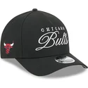 cap-kaareva-black-snapback-9forty-m-crown-draft-2025-chicago-bulls-nba-new-era
