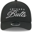 lippikset-kaareva-musta-snapback-9forty-m-crown-draft-2025-chicago-bulls-nba-new-era