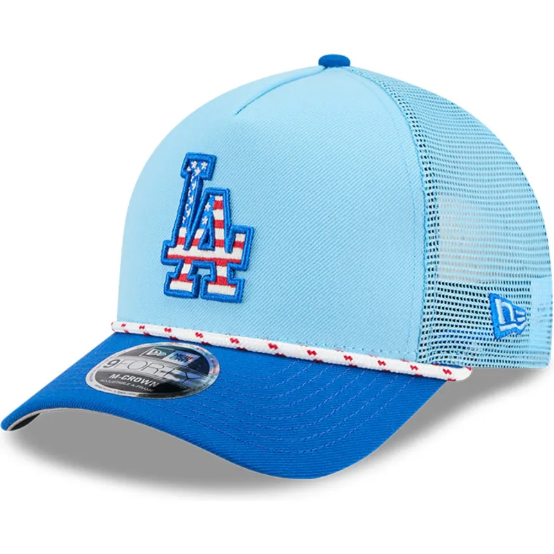lippikset-kaareva-rekka-sininen-snapback-9forty-m-crown-a-frame-4th-july-los-angeles-dodgers-mlb-new-era lippikset-kaareva-rekka-sininen-snapback-9forty-m-crown-a-frame-4th-july-los-angeles-dodgers-mlb-new-era