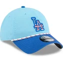 lippikset-kaareva-sininen-saadettava-nauha-9twenty-4th-july-los-angeles-dodgers-mlb-new-era