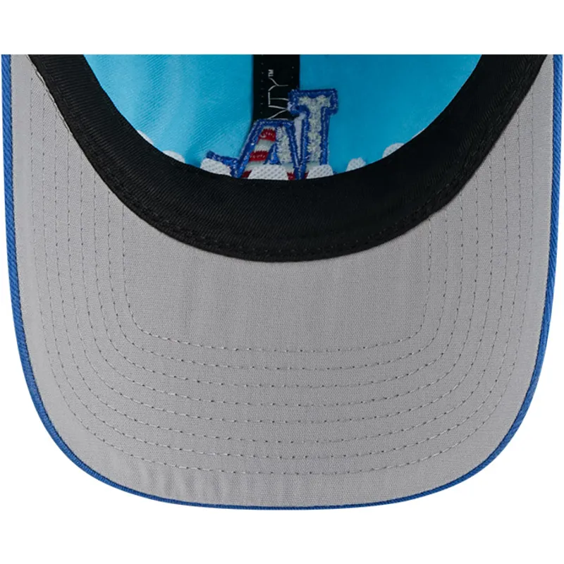 lippikset-kaareva-sininen-saadettava-nauha-9twenty-4th-july-los-angeles-dodgers-mlb-new-era