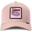 djinns-do-nothing-club-hft-dnc-pool-beige-and-pink-trucker-hat