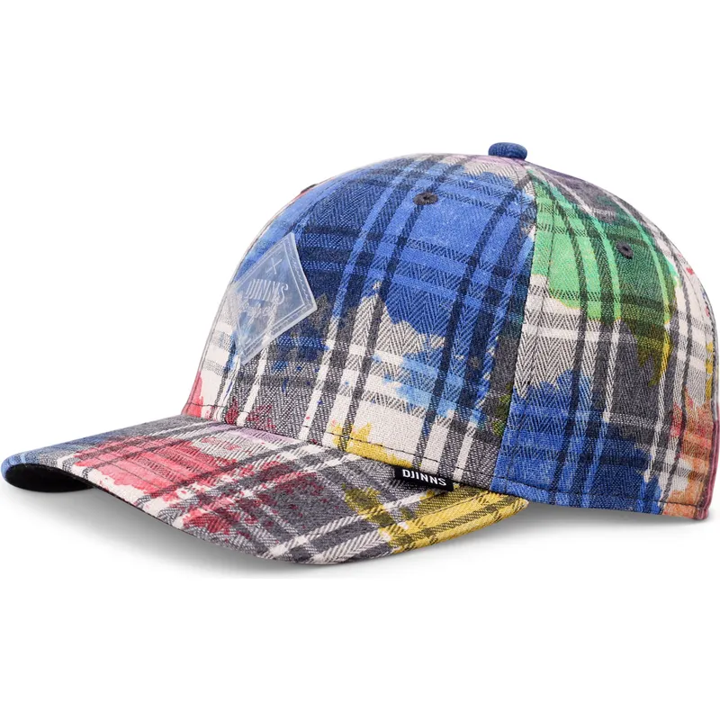 lippikset-kaareva-monivarinen-snapback-6p-truefit-dirty-check-djinns