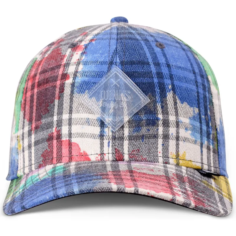 lippikset-kaareva-monivarinen-snapback-6p-truefit-dirty-check-djinns