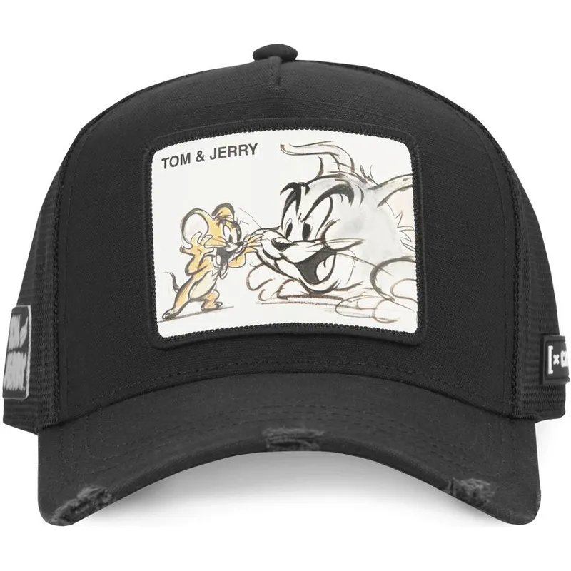 cap-kaareva-black-snapback-tom-and-jerry-looney-tunes-capslab