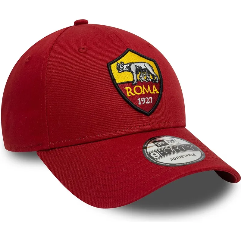 lippikset-kaareva-punainen-saadettava-nauha-9forty-core-associazione-sportiva-roma-serie-a-new-era