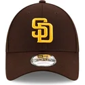 lippikset-kaareva-ruskea-saadettava-nauha-9forty-the-league-san-diego-padres-mlb-new-era