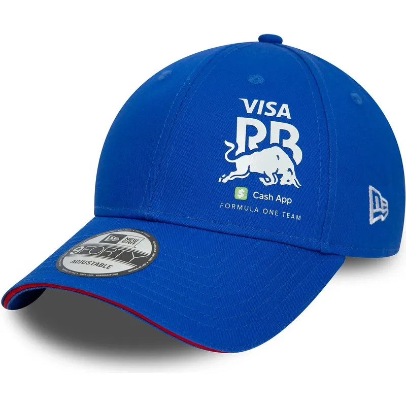 cap-kaareva-blue-adjustable-strap-9forty-flawless-racing-bulls-f1-team-formula-1-new-era