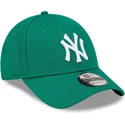 lippikset-kaareva-vihrea-saadettava-nauha-9forty-league-essential-new-york-yankees-mlb-new-era
