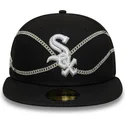 lippikset-littea-musta-istuva-59fifty-chain-wrap-chicago-white-sox-mlb-new-era