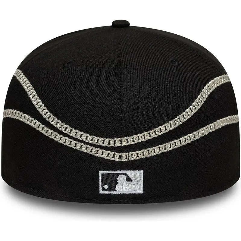 lippikset-littea-musta-istuva-59fifty-chain-wrap-chicago-white-sox-mlb-new-era