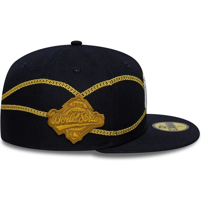 lippikset-littea-laivastonsininen-istuva-59fifty-chain-wrap-new-york-yankees-mlb-new-era
