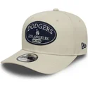 lippikset-kaareva-beige-snapback-9seventy-stretch-snap-patch-los-angeles-dodgers-mlb-new-era